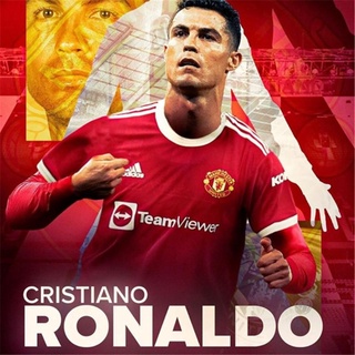 Man utd Home Ronaldo # 7 Manchester United 2021-Jersey De Fútbol 2022 Versión De Los Fans [F & L]