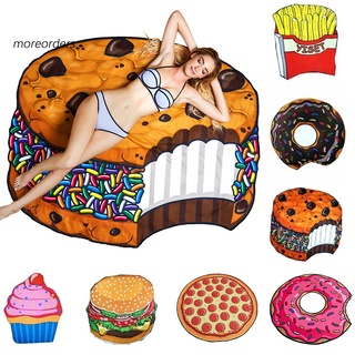 Mo Fashion Pizza donut Chips toalla de playa al aire libre Picnic alfombra suave decoración