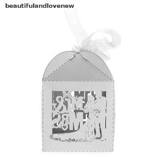 [beautifulandlovenew] 10/50/100pcs fiesta de boda favor mr&mrs papel caramelo cajas de regalo con cinta (6)