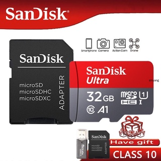 Tarjeta de memoria Micro SD sandisk de 100MB/S ULTRA A1 clase 10 64GB/128GB/200GB/256GB/512GB/tarjeta Micro SD (2)