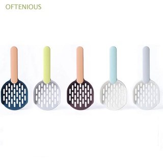 OFTENIOUS New Cat Litter Shovel Small Pet Supplies Dogs Sand Scoop Portable Filter Cat Litter Multicolor Toilet Product Cleaning Tool