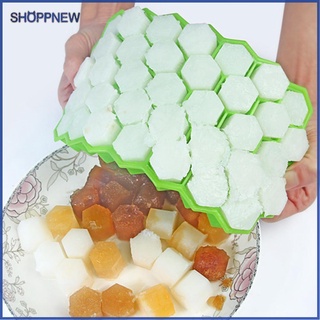 ❂Shop_New.37 bandeja de cubitos de hielo con tapa para hacer hielo, Color aleatorio❂