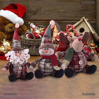 [Iron] Decoraciones de árbol de navidad alce Santa muñeco de nieve decoración de los niños año nuevo