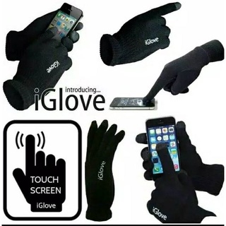 Iglove - guantes de pantalla táctil para teléfonos inteligentes Iglove, guantes táctiles, pantalla táctil, Iglove, pantalla táctil, guantes de teléfono inteligente, color negro