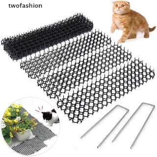 [twofashion] 2 piezas de tira de espinillas de jardín repelente repelente de gatos anti-gato suministros para perros [twofashion] (2)
