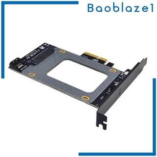 [BAOBLAZE1] Tarjeta de expansión PCI-E 4X a U.2 SFF-8639 PCI-E/SATA/SAS para PC de escritorio (7)