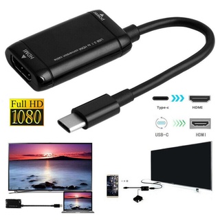 USB-C Tipo A HDMI Hembra Adaptador/1080P HD Audio Video Cable 3.1 TV MHL Macho Convertidor Para Teléfonos Móviles (1)