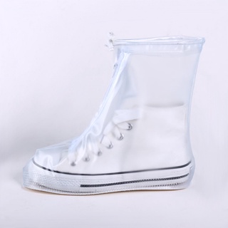 [Weteasd] nuevos zapatos de lluvia botas cubre Overshoes Galoshes viaje para hombres mujeres niños L (3)