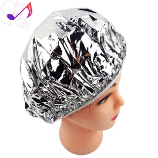 gorro de ducha de aislamiento térmico de papel de aluminio sombrero elástico gorro de baño para las mujeres salón de belleza baño -sier (1)