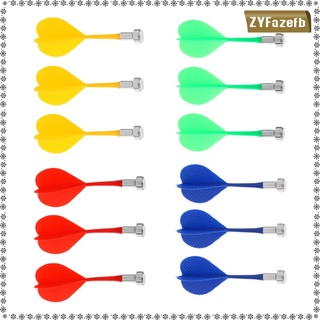 12 piezas/juego de dardos magnéticos coloridos accesorios de dardos de repuesto de seguridad (8)