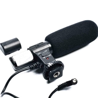 Micrófono De Cámara Para Nikon Canon DSLR DV Entrevista Grabación Q6Q0 Externo W0N1 (4)
