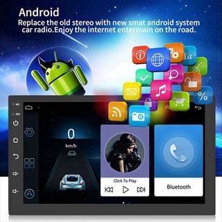[más Popular] 7 pulgadas Android 2Din coche estéreo Radio GPS navegación WIFI Bluetooth Audio Universal Multimedia reproductor de Radio (7)
