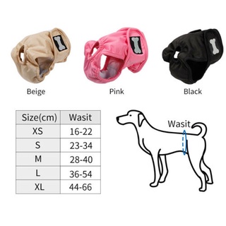 jacquelynn lavable mascota corta sanitaria fisiológica ropa interior perro pantalón reutilizable algodón para mujer perro calzoncillos pañales menstruación pañal (2)