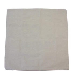 Megamall - funda de cojín de lino de algodón, color blanco, negro, diseño de almohada