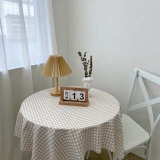 Annami Instagram mantel de mesa de lino de Picnic tela a cuadros diseño geométrico cubierta de mesa mantel dormitorio decoración (7)