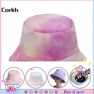 Corkh - sombrero redondo para cuenca, Color arcoíris, cálido para exteriores