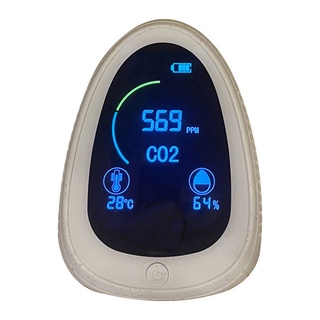 medidor de co2 de temperatura de humedad sensor probador de calidad del aire monitor analizador