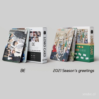❤bts 2021 season greeting photocards 54pcs bts2021 temporada saludo lomo tarjetas bt21 mercancía lomo tarjetas fotos regalos para el ejército (saludo de la temporada 2021) O2Fy