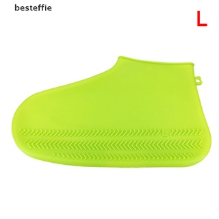 [besteffie] Bota De Lluvia Reutilizable Impermeable Antideslizante Al Aire Libre Portátil De Silicona Bonita Cubierta De Zapatos . (8)