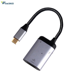 Cable 4K USB C a MDP tipo C a HDMI Compatible 3 adaptador para MacBook Pro (1)