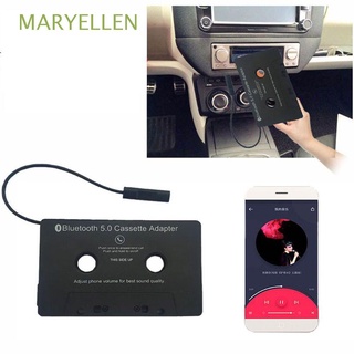 maryellen usb carga bluetooth cassette receptor de música reproductor bluetooth v5.0 inalámbrico reproductor mp3 aux adaptador estéreo ajustable soporte aac/mp3/sbc audio del coche/multicolor (1)