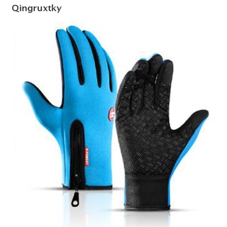 [qingruxtky] guantes térmicos para pantalla táctil a prueba de viento/antideslizantes/a prueba de viento/invierno/para invierno [caliente]
