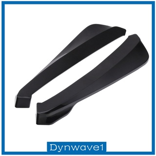[DYNWAVE1] 2 piezas de difusor de labios traseros exteriores para vehículo, alerón, divisores de ángulo de envoltura de labios, Protector de arañazos, cubierta antiarañazos Universal (5)