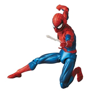 Marvel Spider Man Mafex 075 the Amazing SpiderMan Comic Ver Articulaciones Figura Móvil Modelo Juguetes 16cm (1)