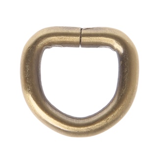 mon 10pcs 15 mm metal bolso de cuero bolso correa cinturón web d anillo hebilla cierre (4)