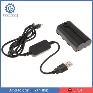 [koo2-9] Cable USB+F550/F990 batería falsa DC acoplador para Yongnuo luz LED