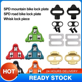 Spd - pestañas de bloqueo para bicicleta de montaña, pestañas de bloqueo, color negro