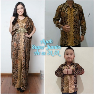 Familia kaoki kaftan jumbo Combi super jumbo camisa larga padre hijo batik