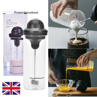 Protectionubest Handheld Electric Coffee Milk Frother Home Kitchen Whisk Automatic Mixer Jug Cup NPQ