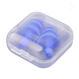 Bs A par de tapones para oídos de silicona Anti ronquidos/reducción de ruido para estudio