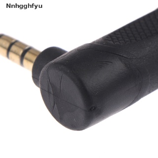 [Nnhgghfyu] 3.5MM Male To Female L Shape Adapter Audio Microphone Jack Stereo Plug Connector Hot Sale