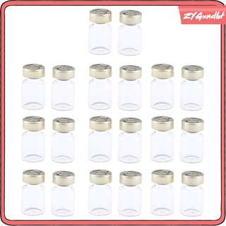 20 frascos de suero de vidrio sellados estériles vacíos (7)