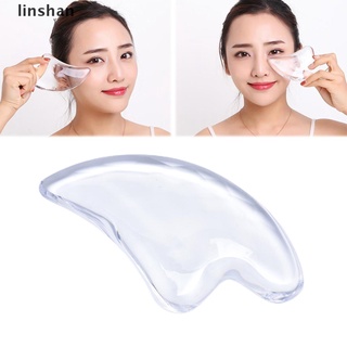 [linshan] Gua Sha Board Scraping Massage Tool Facial Massage Beauty Health Tool Crystal [HOT]