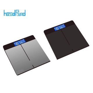 vidrio templado digital de peso corporal escala de carga usb lcd baño básculas monitor de peso de las grasas corporales escala de café oro