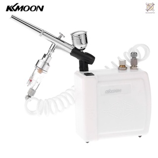 kkmoon kit compresor de aire profesional de alimentación de gravedad 100-240v/ compresor de aire para pintura artística/manicura cr