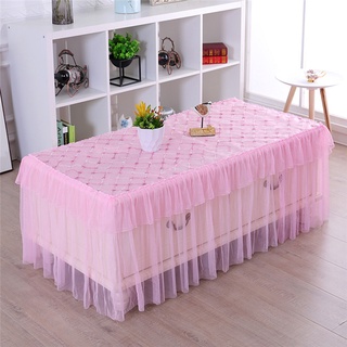mantel de encaje para mesa, servilleta rectangular transparente, decoración de mesa de comedor (9)