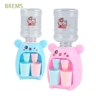 BREMS Kids Gift Drinking Fountain Toy Doll House Accessories Simulation Water Dispenser Mini Water Dispenser Miniature Life Model Kitchen Toy Cold Juice Milk Pretend Play Toy Children For Adult Children Drinking Fountain