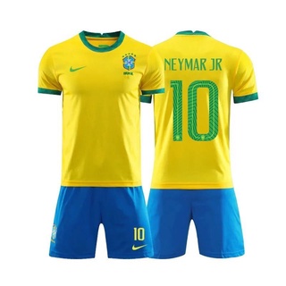 Brasil 20-21 Camiseta Deportiva De Fútbol En Casa