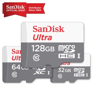 Tarjeta De memoria Micro Sd Sandisk Ultra 64gb 128gb 256gb 80mb/S class 10 Uhs-I 533x Microsdxc (2)