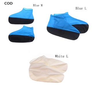 [cod] funda de zapatos impermeable para hombres mujeres zapatos de elasticidad látex fácil zapatos calientes
