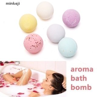 mkji 1pc 60g burbujas bombas de baño spa bola de sal exfoliante hidratante jabón de sal de baño.