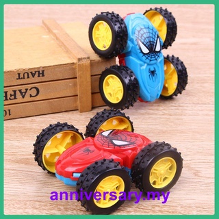 Anniversary111 niños inercia de doble cara volcado camión resistente caída 360 coche de juguete