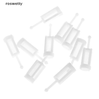 Roswetty 10 Piezas De Plástico Tipo Gravedad Pistola De Pulverización Filtro De Diámetro 11 Mm CL