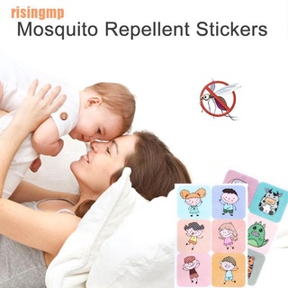Risingmp¥~ 38 unids/set Natural Anti Mosquito repelente pegatinas no tóxicos insectos insectos (9)