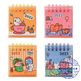 9,3 * 6,4 Cm Süßes Mini-Kalender-Notizbuch 2022 escritorio-dekoracionesplan Nagelneu D4C5