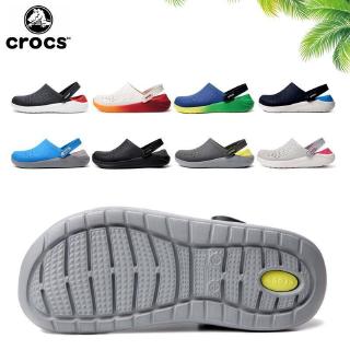 Crocs LiteRide zueco personalidad al aire libre antideslizante zapatillas para hombres y mujeres Spot Spot